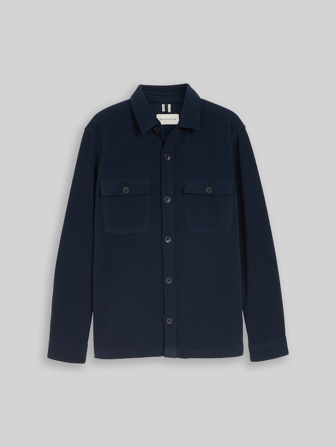 Surchemise à poches par Men, sky captain blue