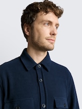 Overshirt mit Taschen - sky captain blue - Detail-Model-Ansicht