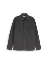 Selected, Overshirt with a washed look by Tom Tailor, black