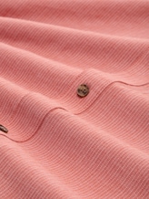 Chemise coupe classique avec fonction turn-up - chili orange herringbone - Vue de la matière