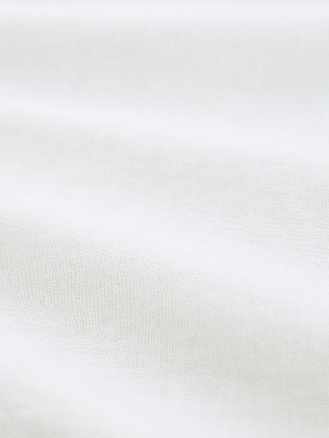 Regular Fit Hemd mit Leinenanteil - White - Material-Ansicht