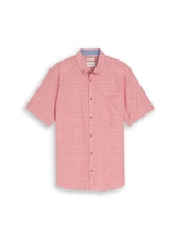 Nicht ausgewählt, Regular Fit Kurzarmhemd mit Leinenanteil von Tom Tailor, orange