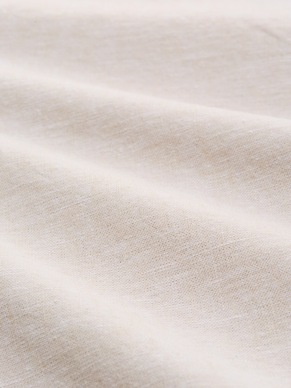 TTREGULAR Chino Hose mit Leinenanteil - cashew beige chambray - Material-Ansicht