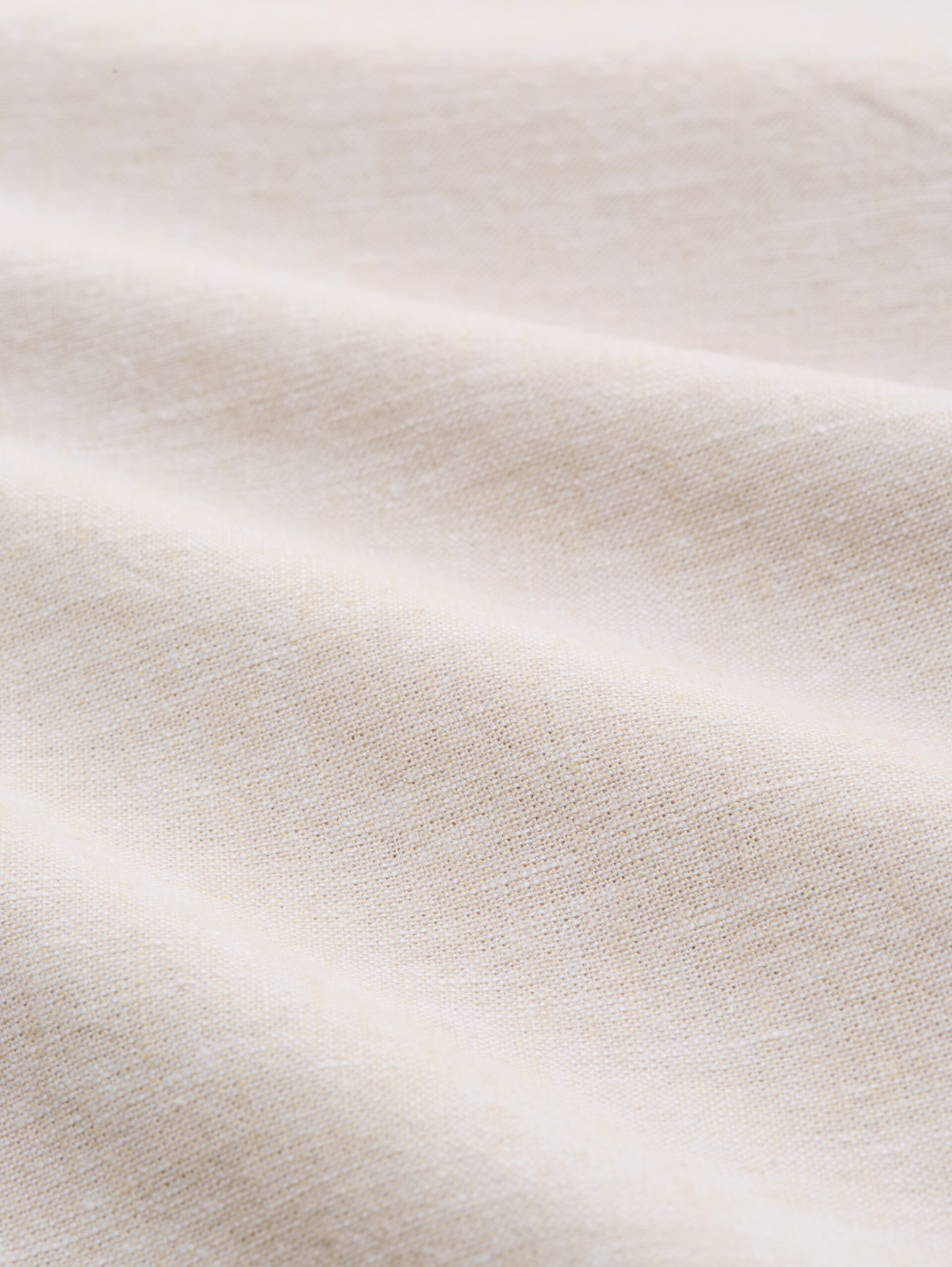 TTREGULAR Chino Hose mit Leinenanteil - cashew beige chambray - Material-Ansicht