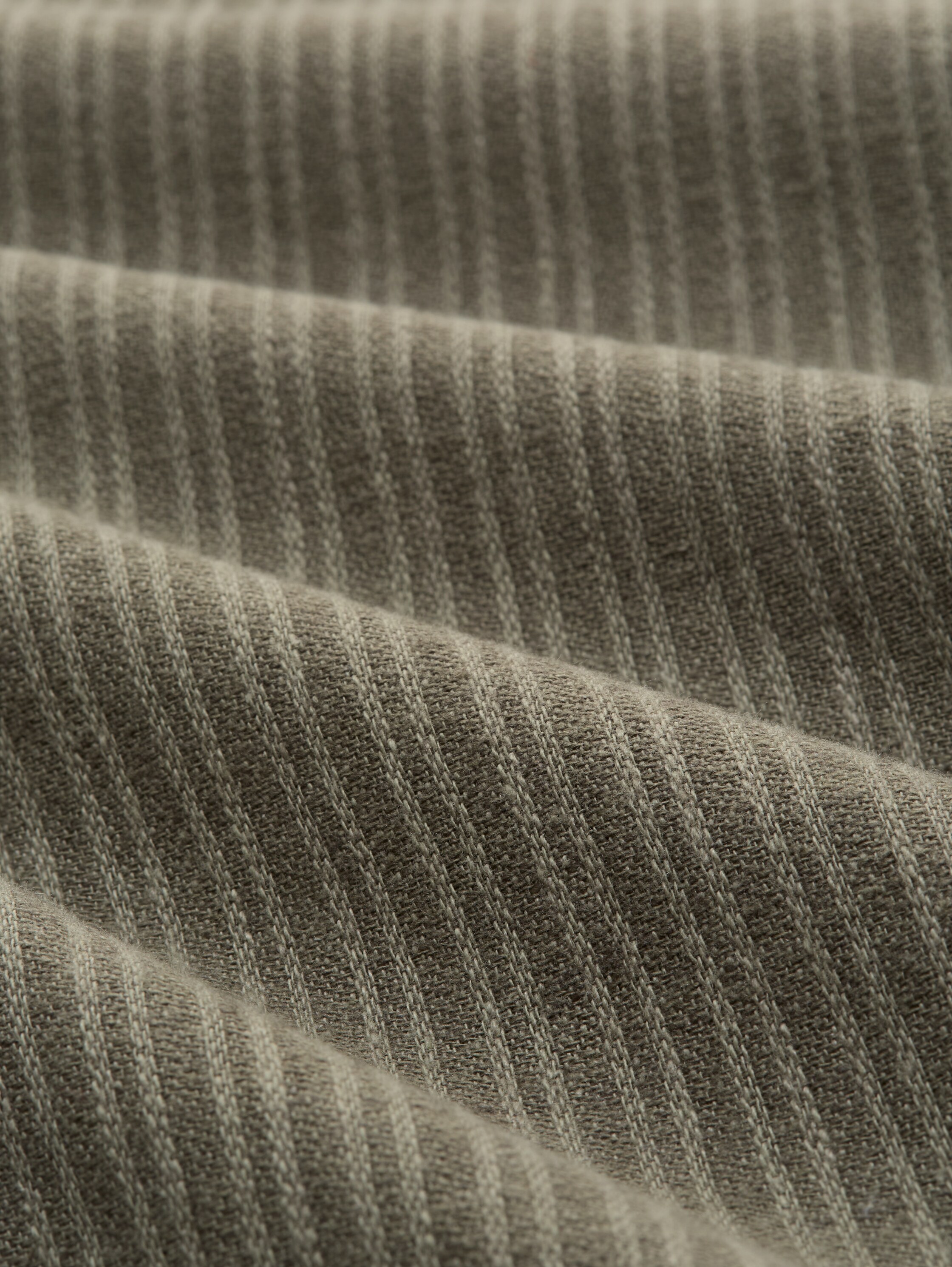 TTREGULAR Chino Hose mit Leinenanteil - leaf_green_stripe - 