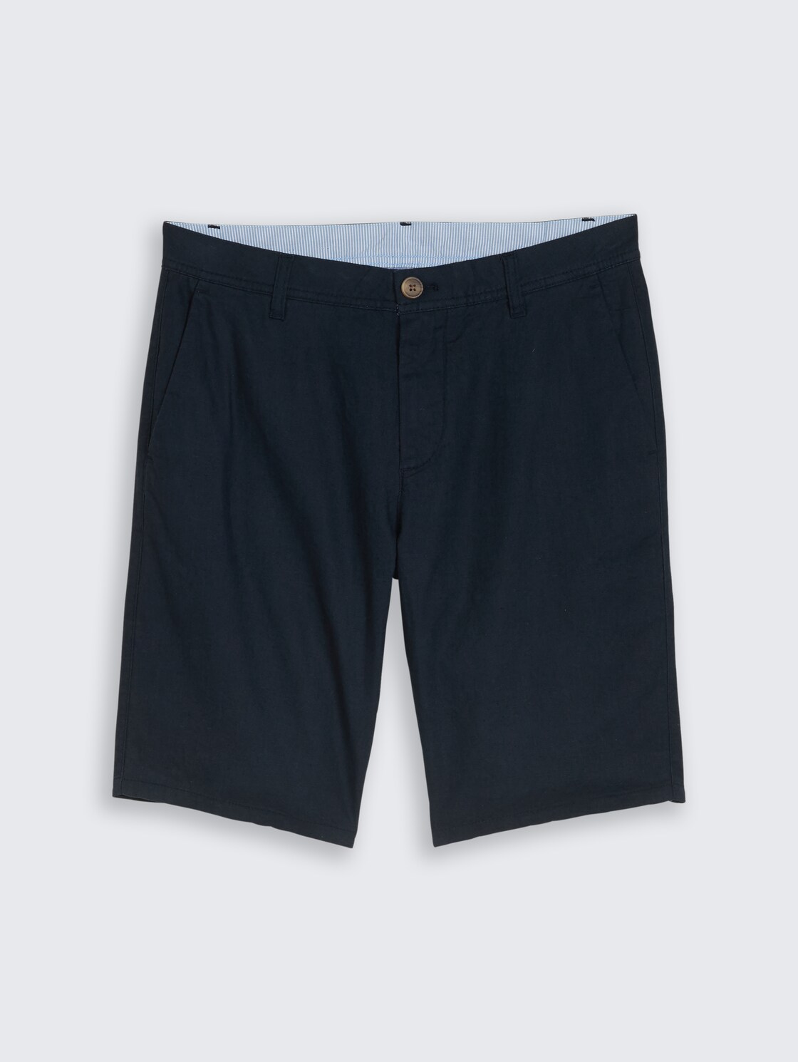 TTREGULAR Chino Shorts mit Leinenanteil - sky captain blue - Vorder-Produkt-Ansicht