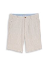 Ausgewählt, TTREGULAR Chino Shorts mit Leinenanteil von Tom Tailor, beige