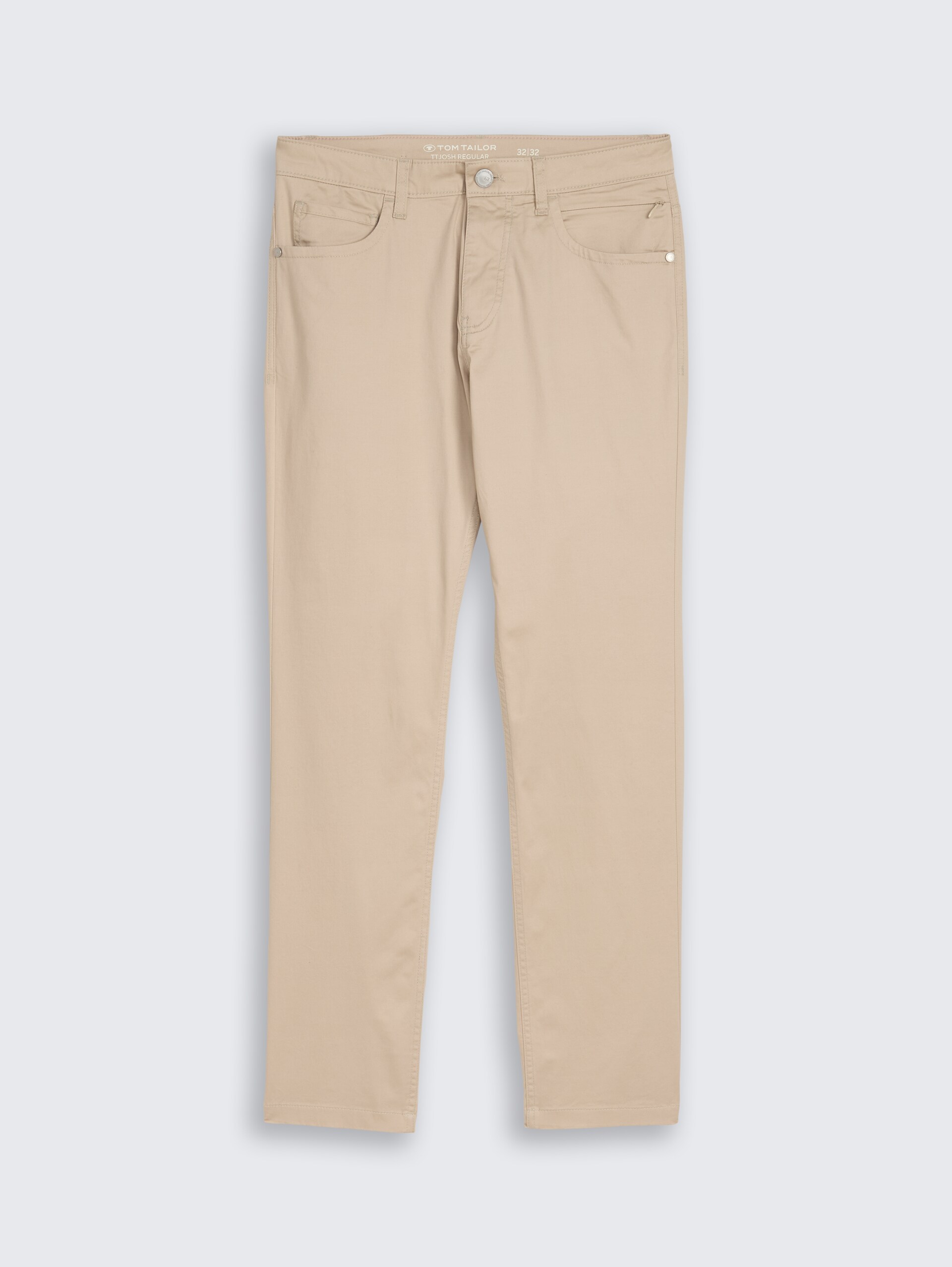 TTJOSH REGULAR SLIM Hose - Cashew Beige - Vorder-Produkt-Ansicht