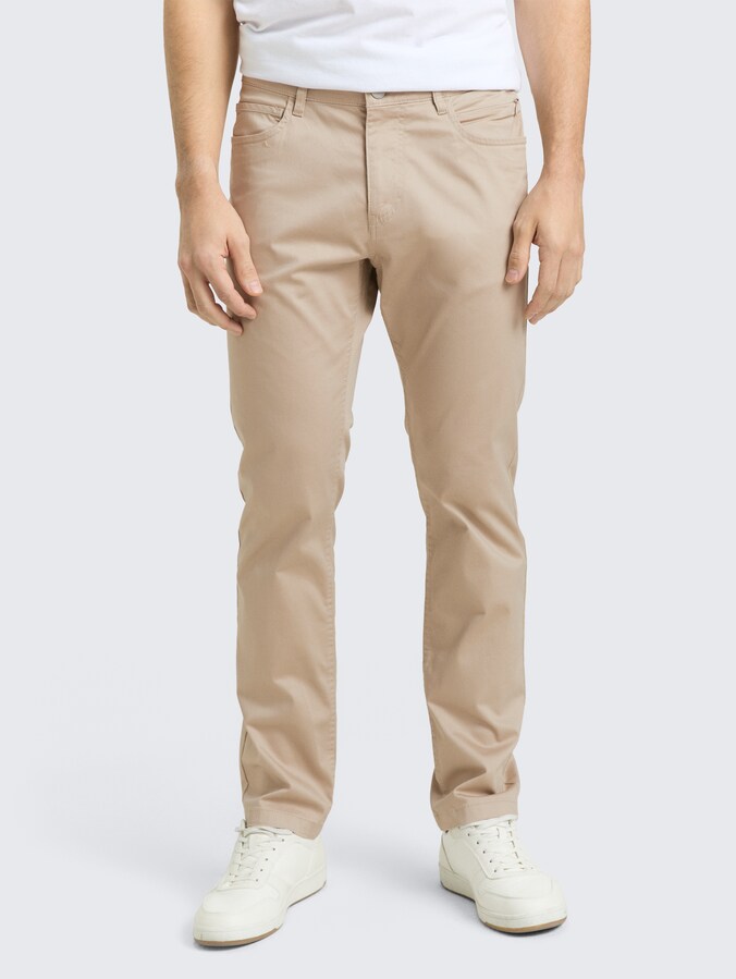 TTJOSH REGULAR SLIM broek door Men, Cashew Beige