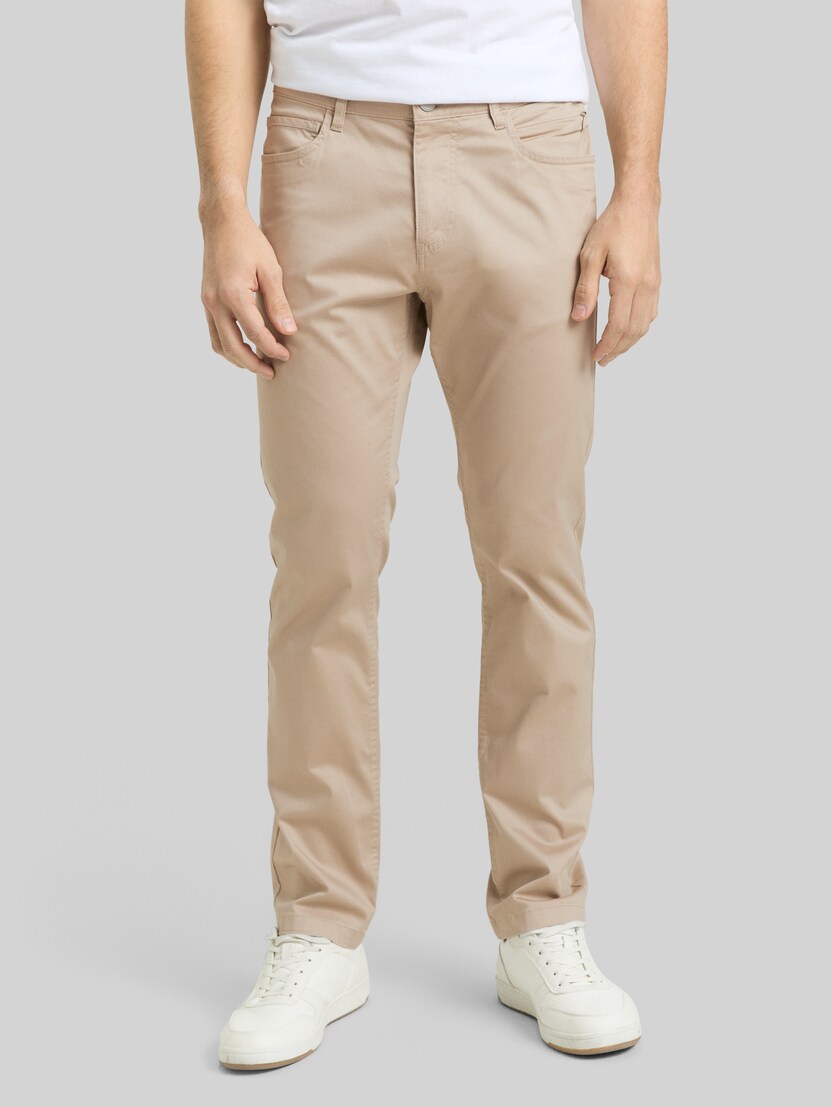 TTJOSH REGULAR SLIM Hose von Men, Cashew Beige