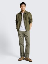 Pantalon chino TTREGULAR - Greyish Shadow Olive - Vue de face du modèle
