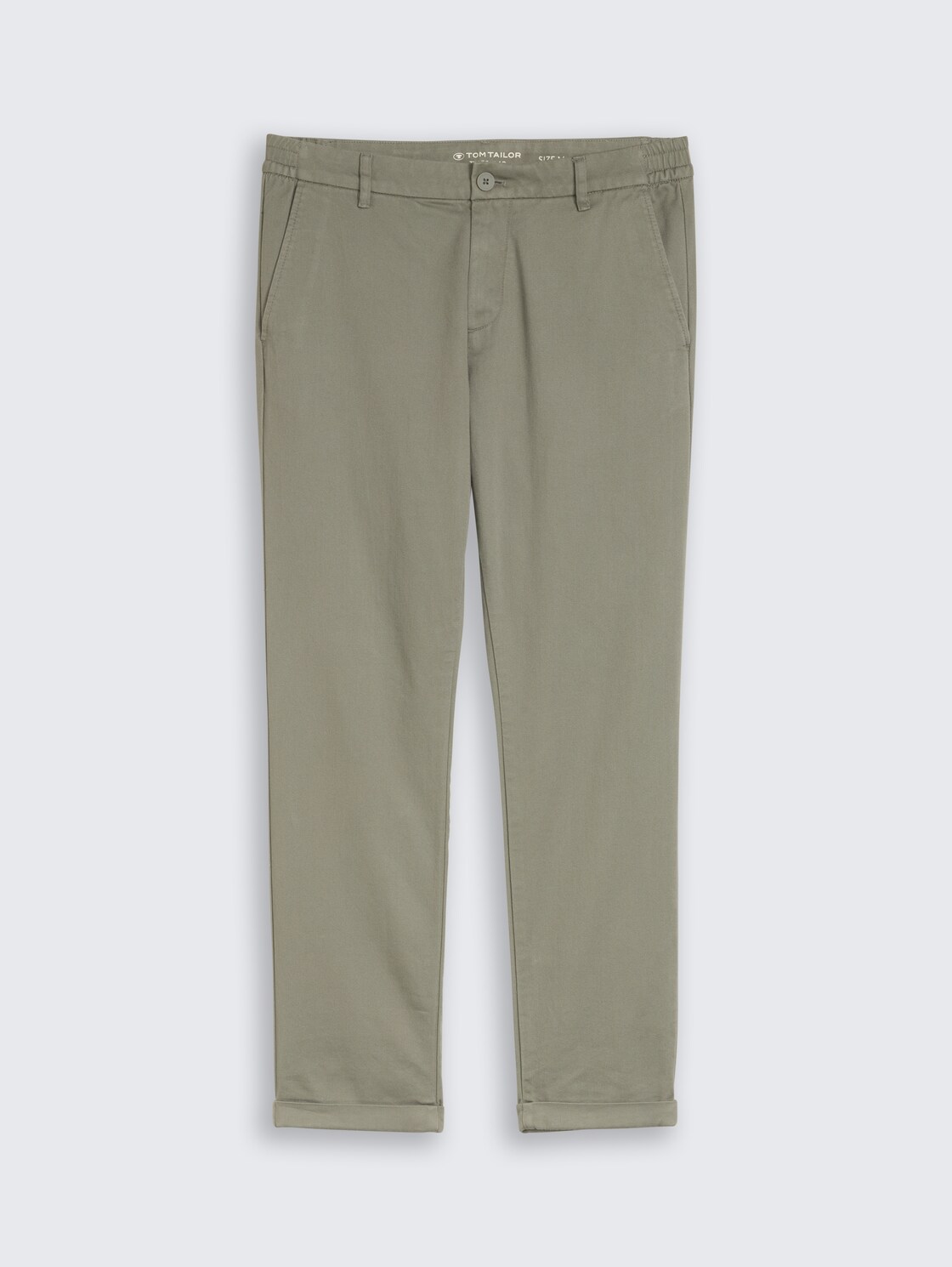 TTREGULAR Chino Hose - Greyish Shadow Olive - Vorder-Produkt-Ansicht