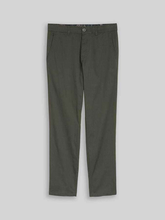 TTREGULAR Ultralight Chino Hose von Men, deep leaf green