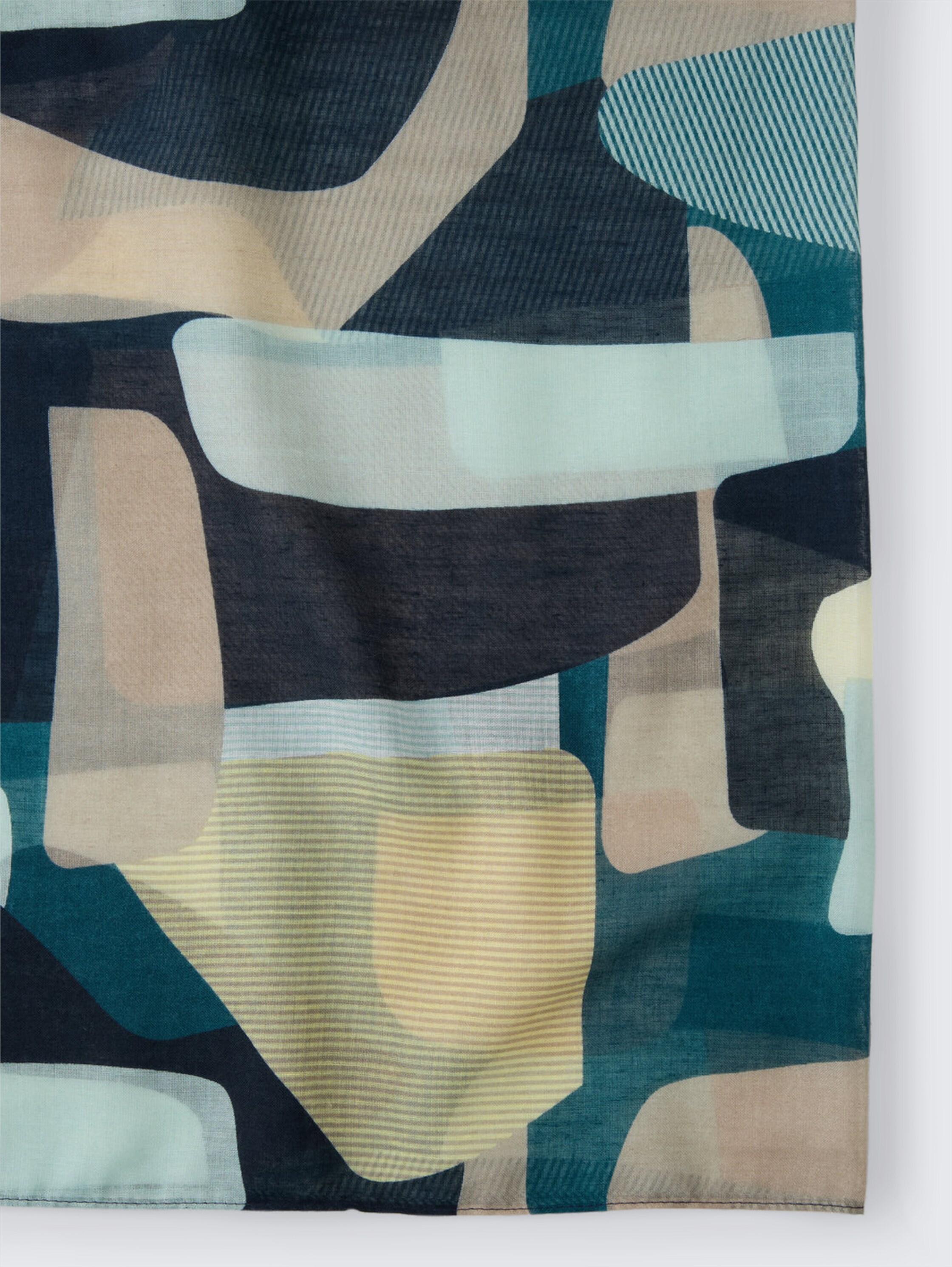 Loop-Schal mit Muster - abstract stripe print - Material-Ansicht