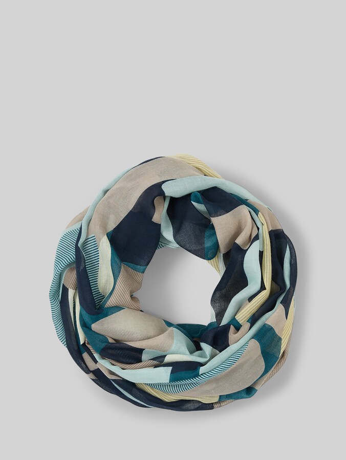 Loop-Schal mit Muster von Women, abstract stripe print