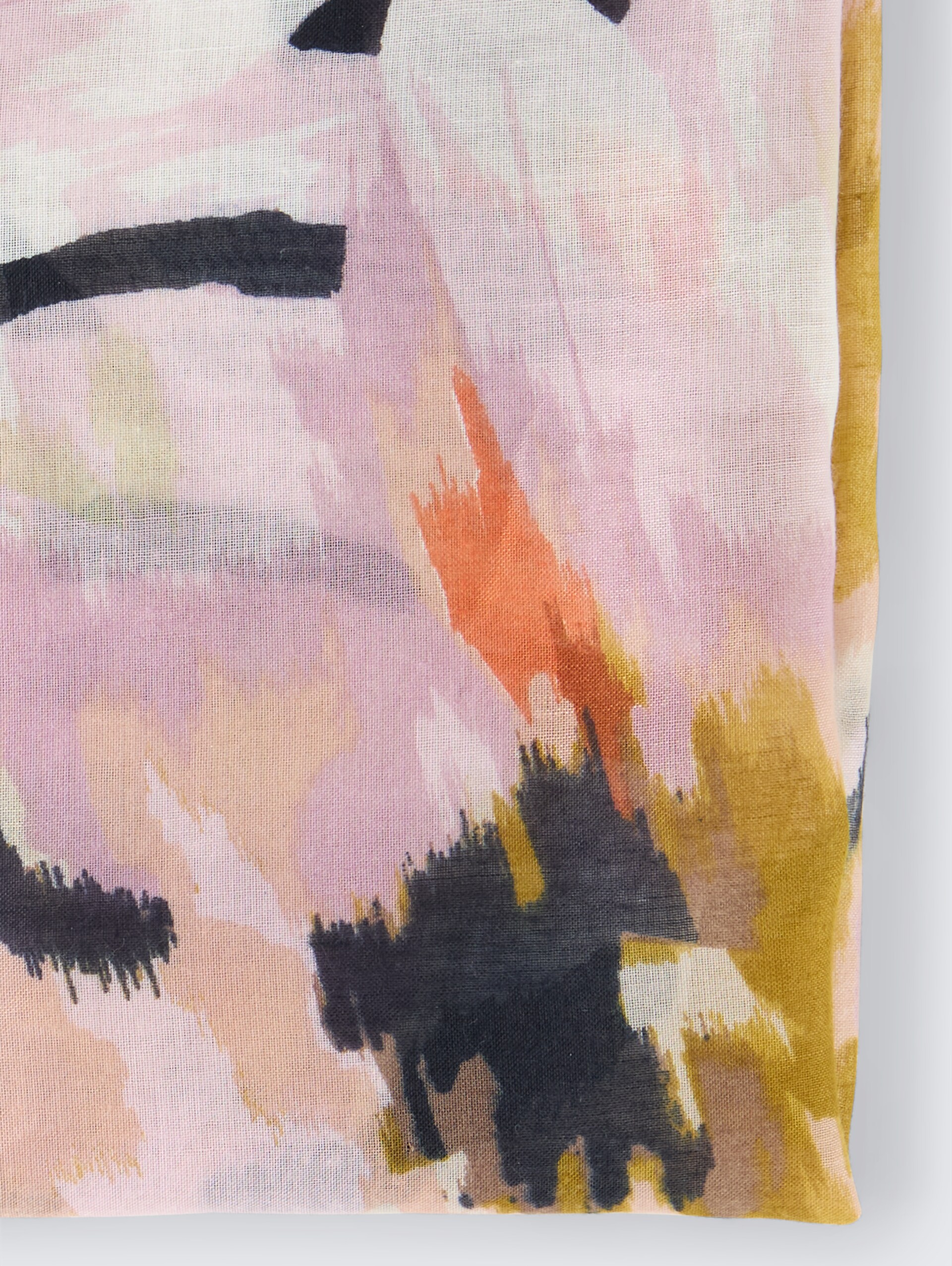 Loop-Schal mit Muster - big abstract flower print - Material-Ansicht
