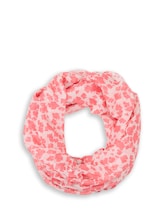 Ausgewählt, Loop-Schal mit Muster von Tom Tailor, rosa