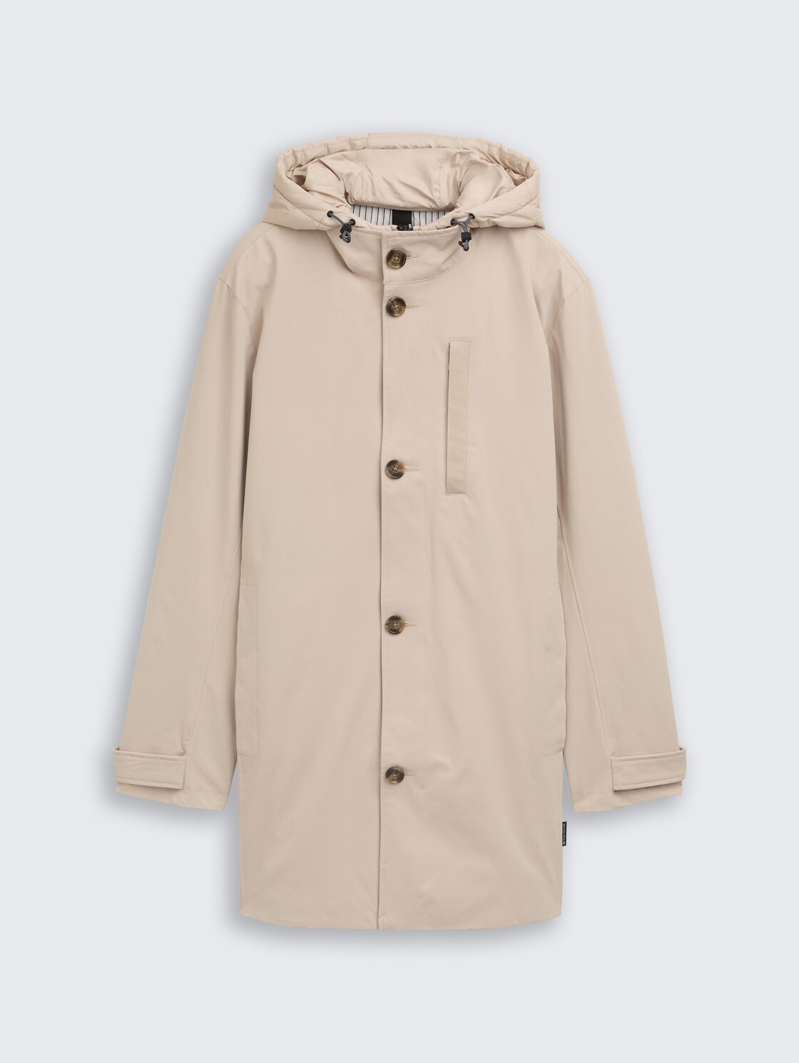 2-in-1 Mantel mit herausnehmbarem Einsatz - Cashew Beige - Vorder-Produkt-Ansicht