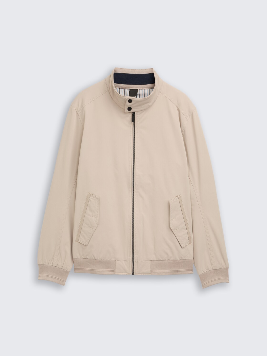 Harrington Jacke aus wasserabweisendem Material - Cashew Beige - Vorder-Produkt-Ansicht