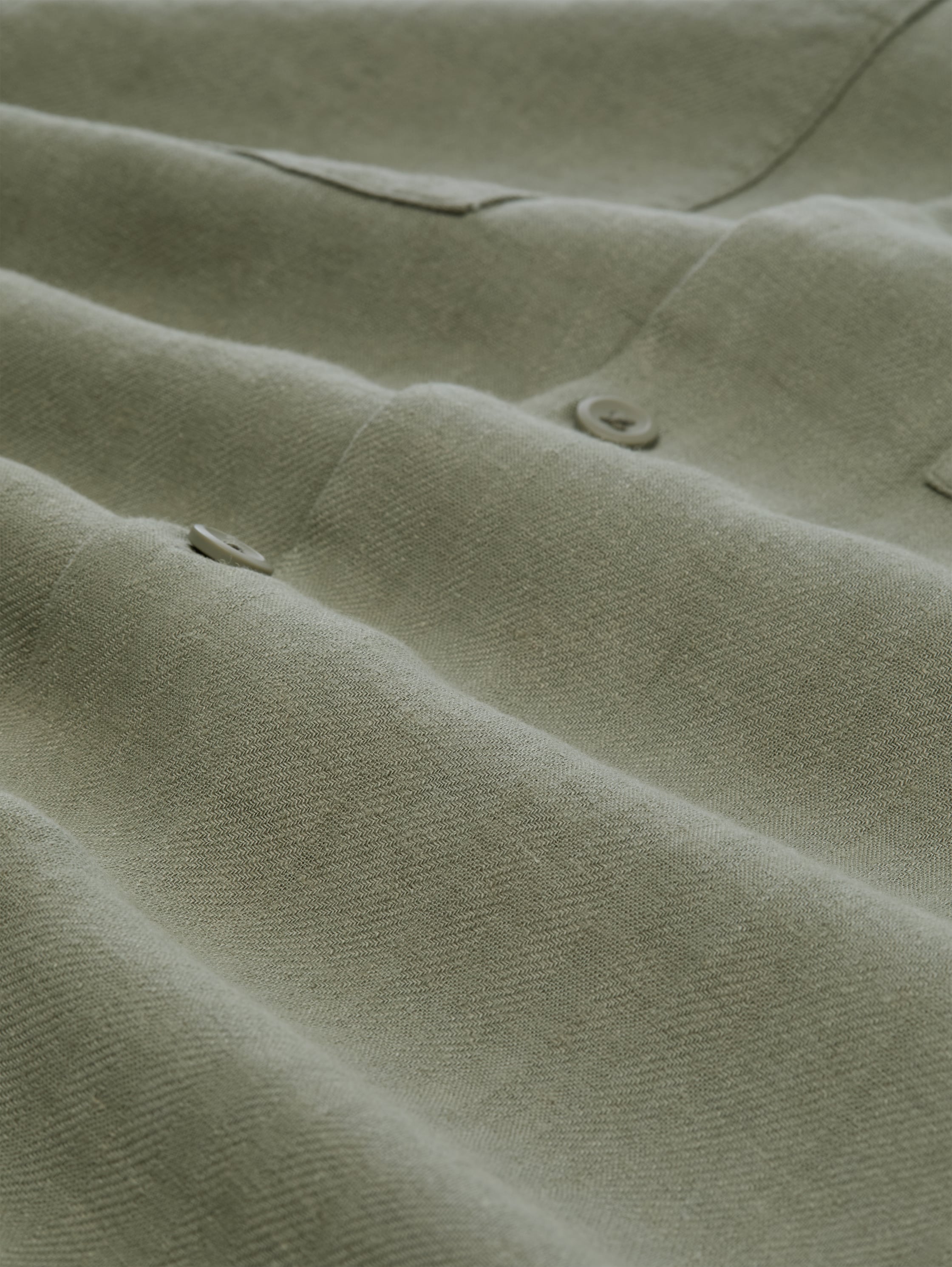 Loose Fit Resort Hemd mit Leinenanteil - sea_spray - 