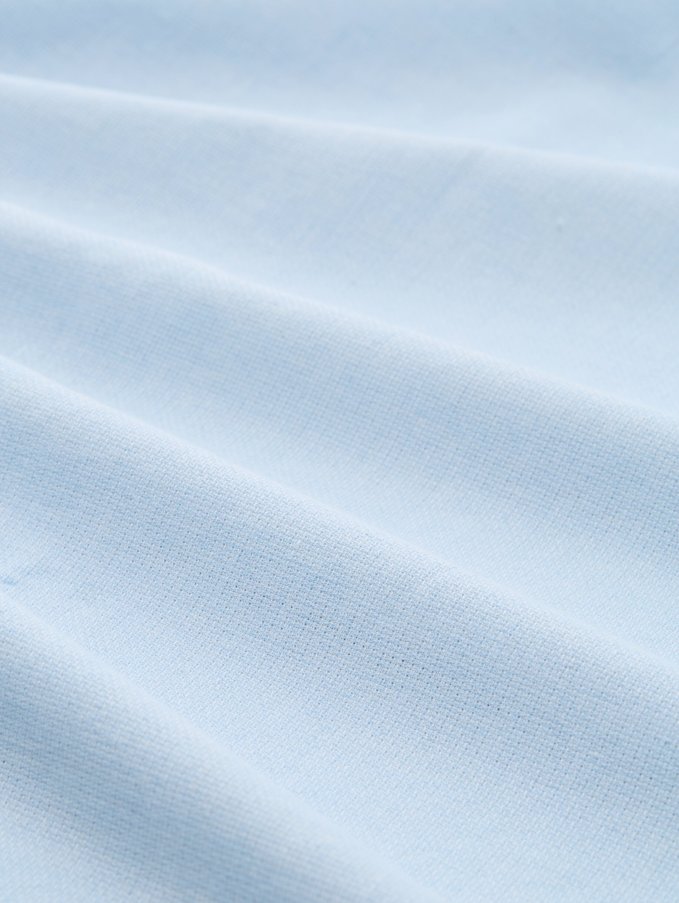 Relaxed fit short sleeve shirt with breast pocket - light blue structure - Material view