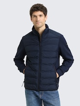 Lightweight Hybrid Jacke mit Stehkragen - sky captain blue - Model-Vorderansicht