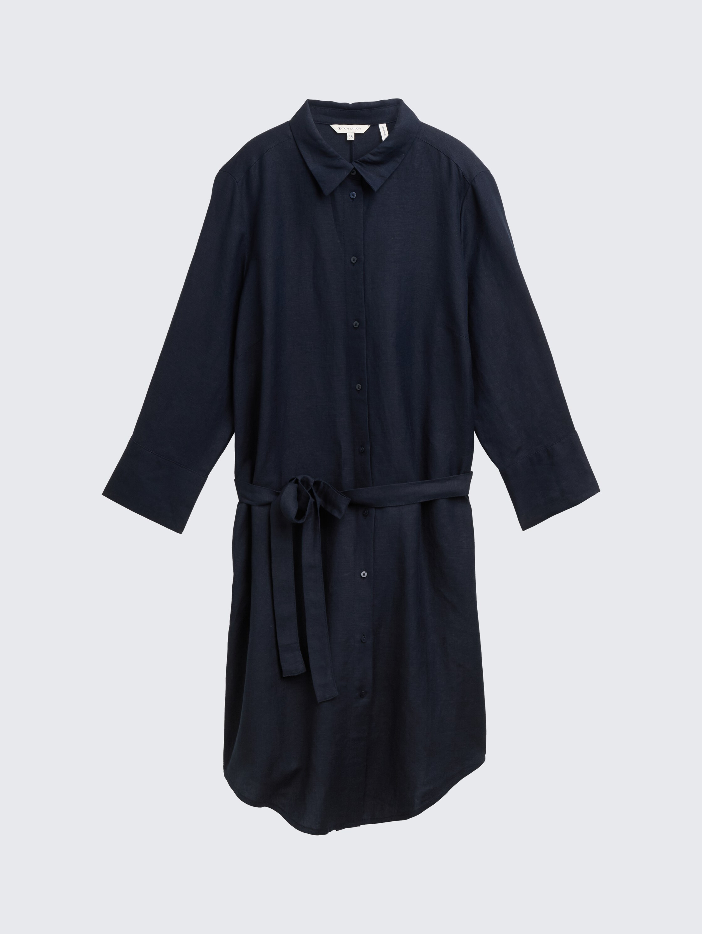 Lightweight hybrid jacket with stand-up collar - sky captain blue - Front product view