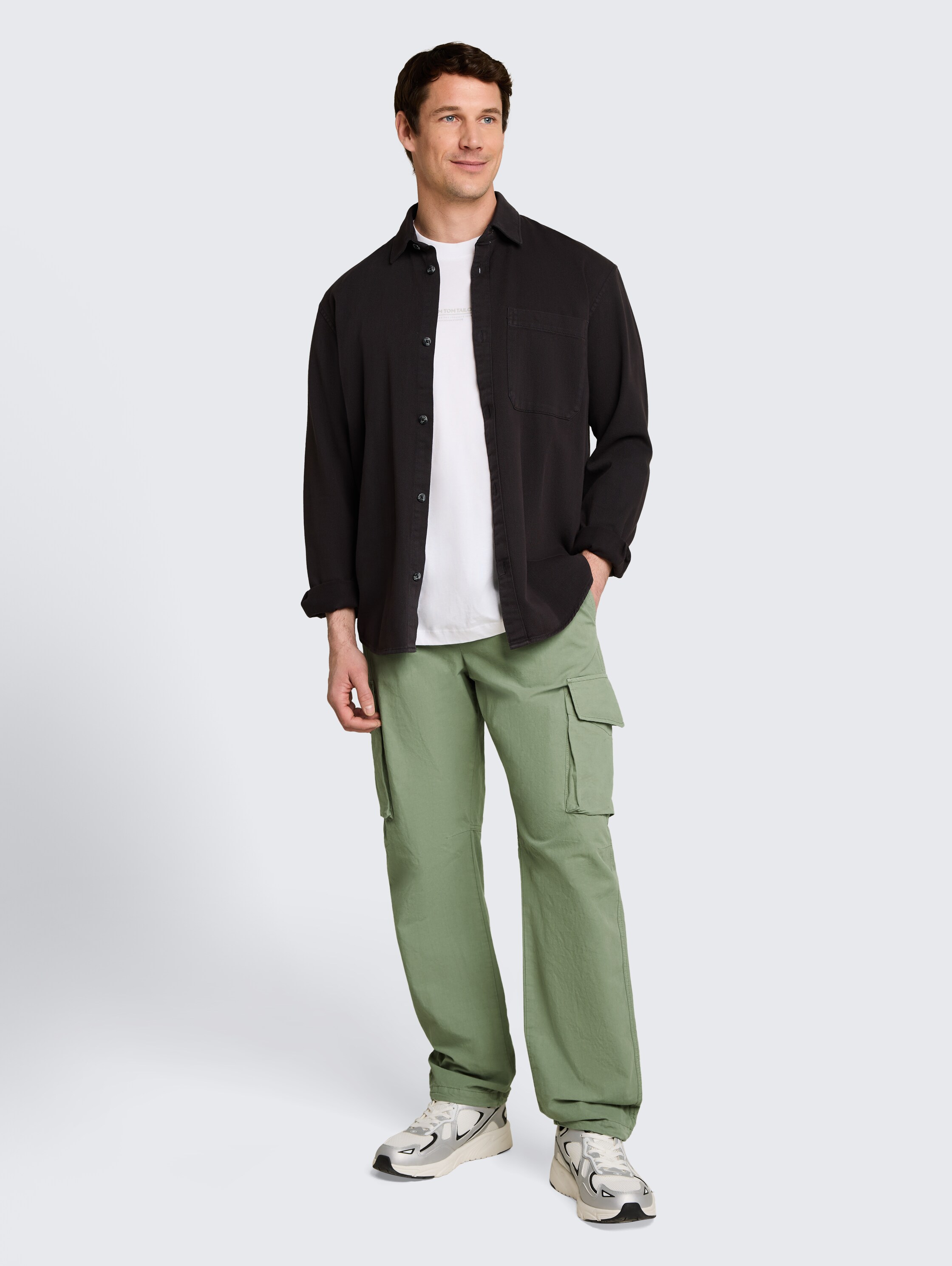 TTLOOSE katoenen cargobroek - sea_spray - 