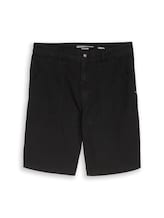 Nicht ausgewählt, TTLOOSE Carpenter-Shorts von Tom Tailor, schwarz