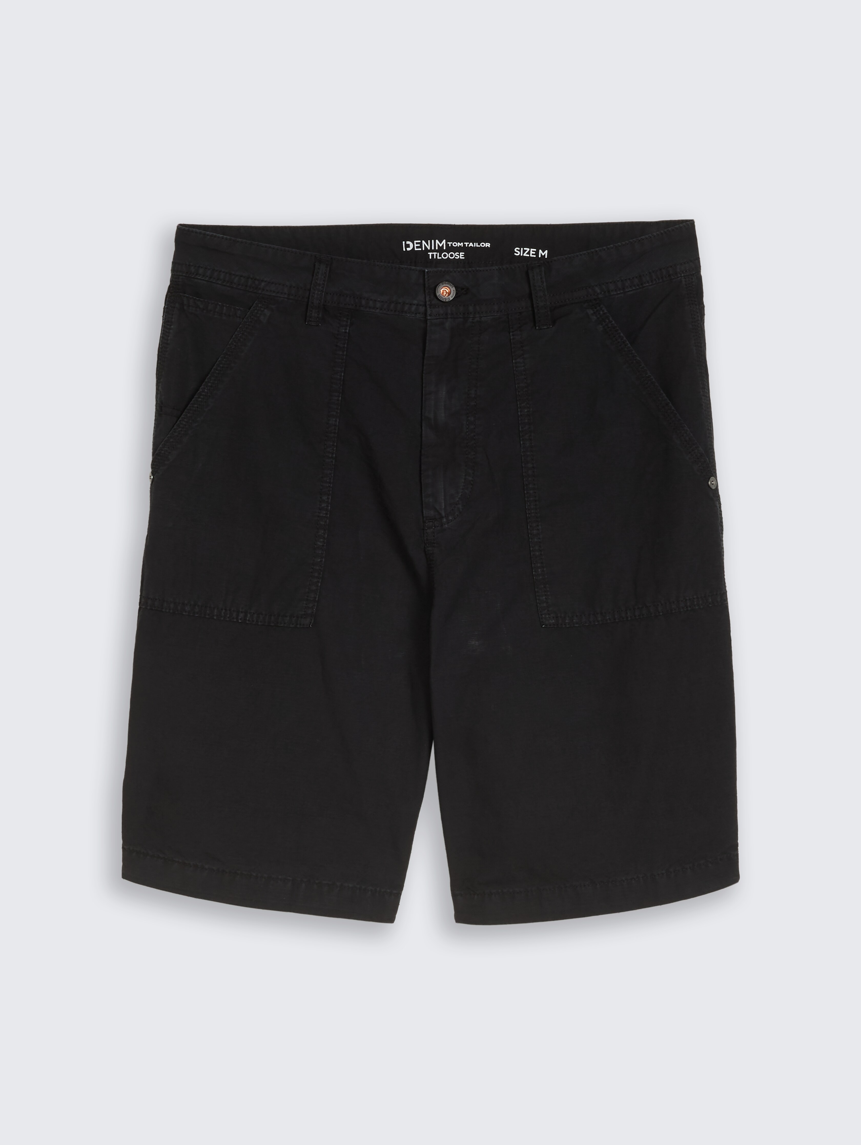 TTLOOSE Carpenter shorts by Denim Male, Black