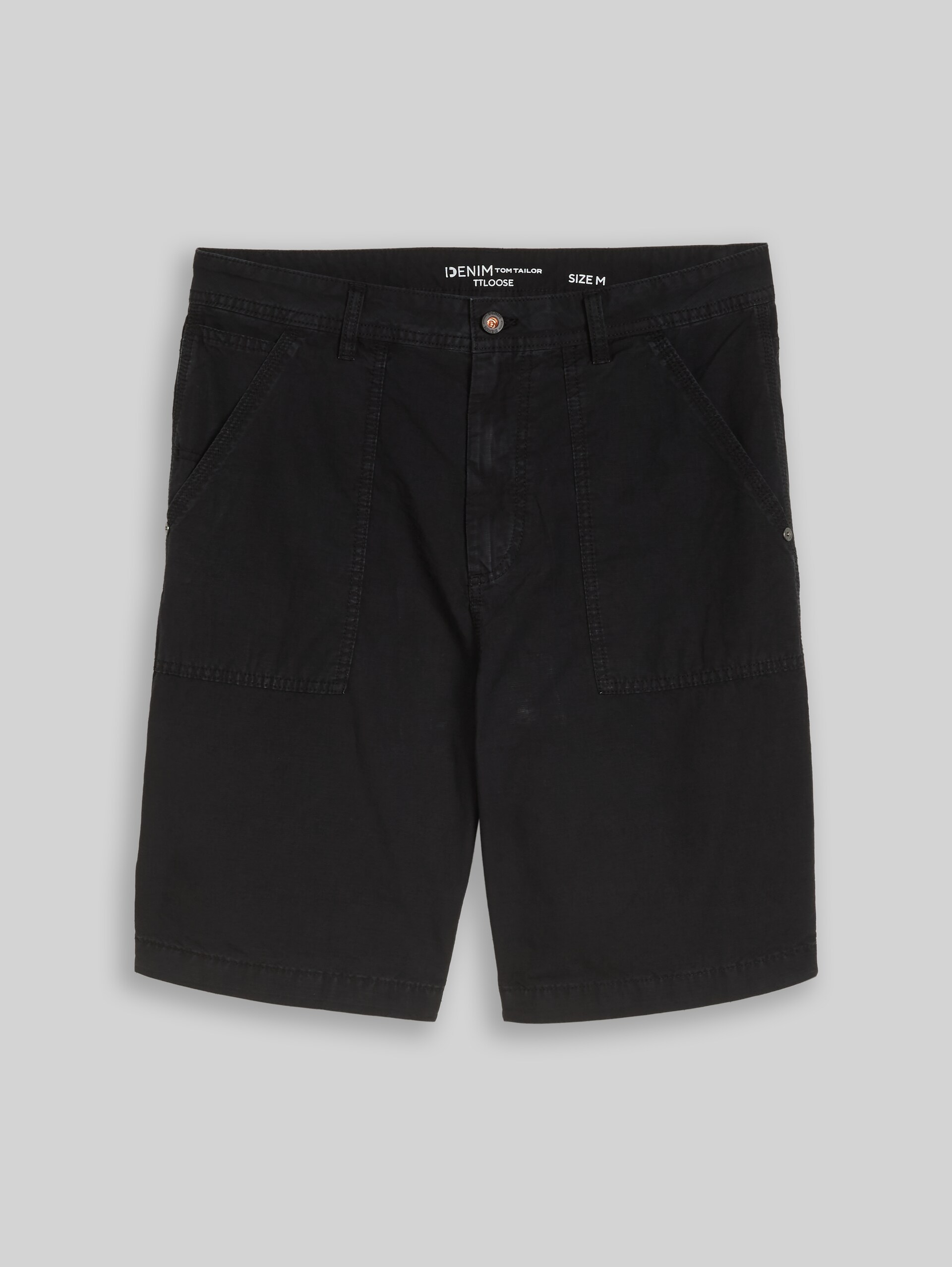 TTLOOSE Carpenter shorts - Black - Front product view