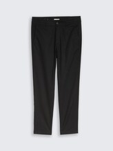 TTTAPERED Relaxed Chino Hose mit Leinenanteil - Black - Vorder-Produkt-Ansicht