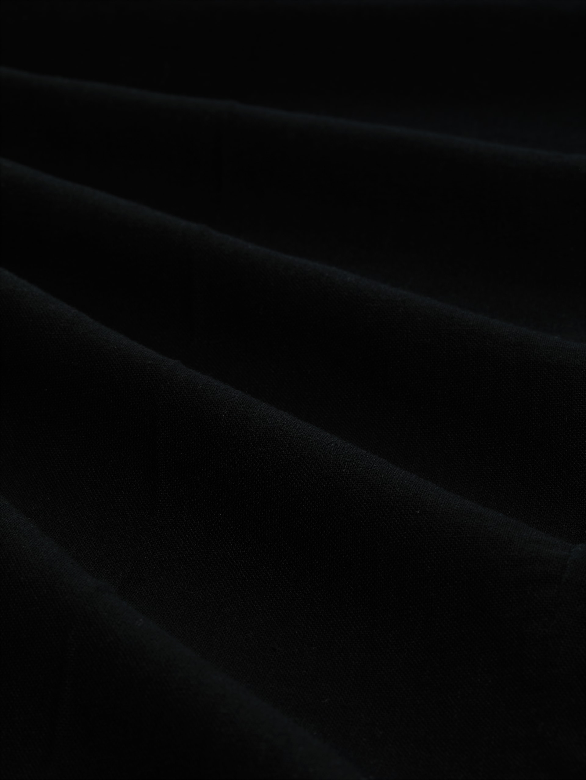 TTLOOSE broek met linnen - Black - Materiaalweergave