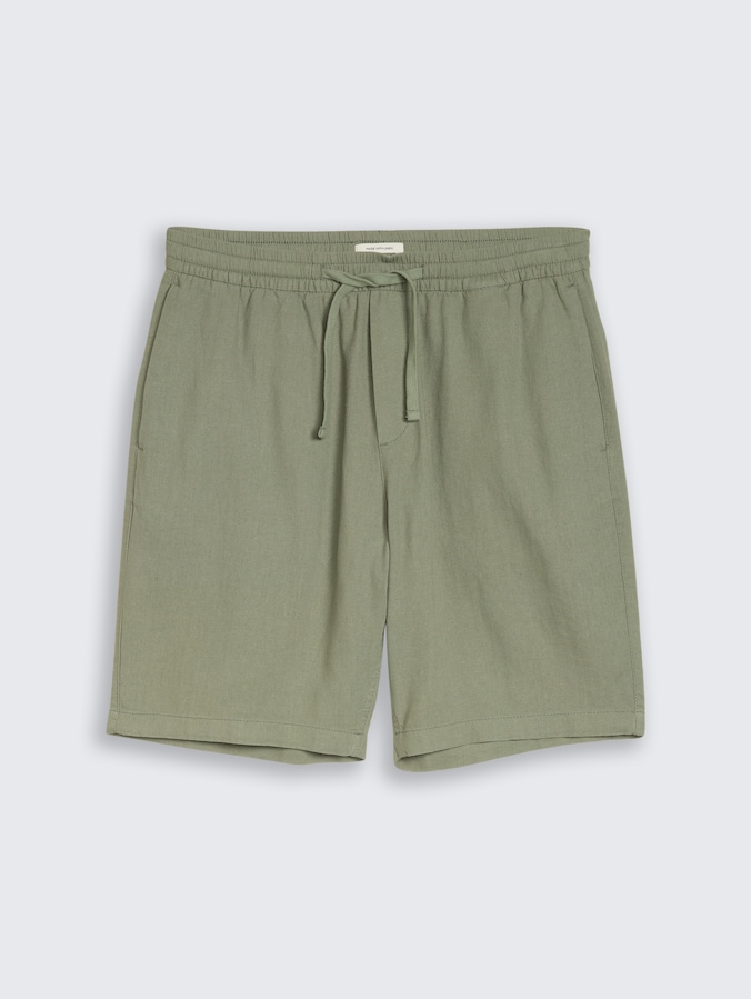 TTRELAXED Shorts mit Leinenanteil von Denim Male, Sea Spray