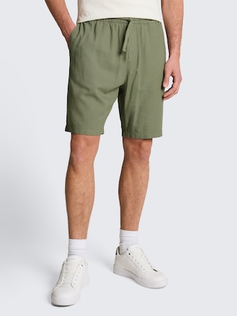 TTRELAXED Shorts mit Leinenanteil von Denim Male, Sea Spray