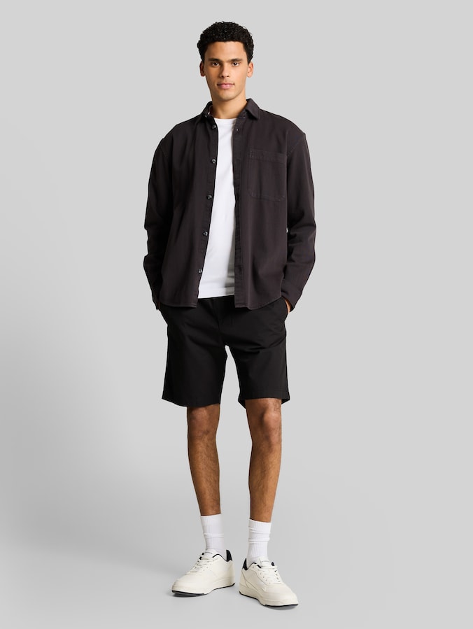 TTREGULAR Short en coton par Denim Male, Black