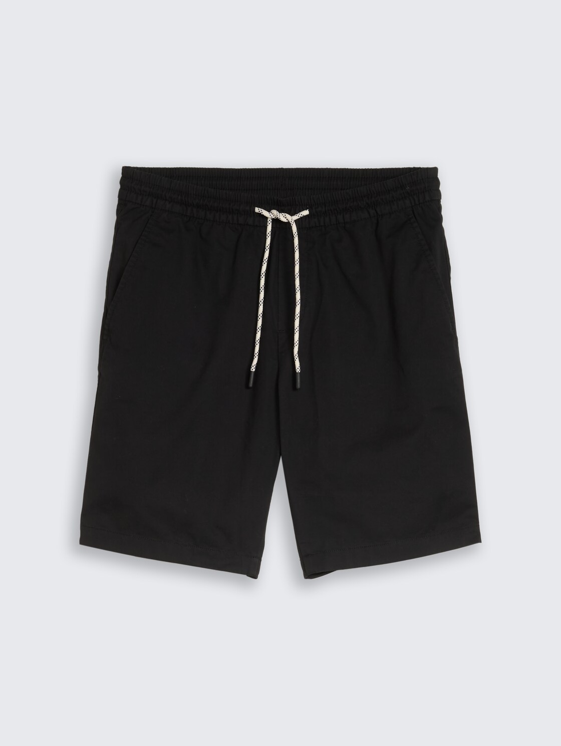 TTREGULAR cotton shorts - Black - Front product view
