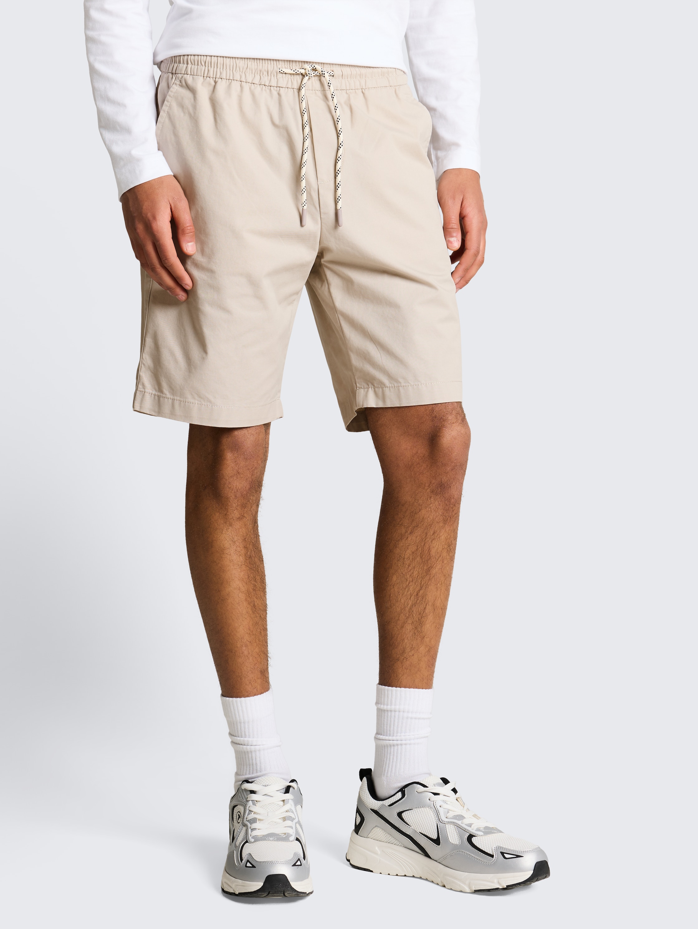 TTREGULAR cotton shorts - muted_grey - 