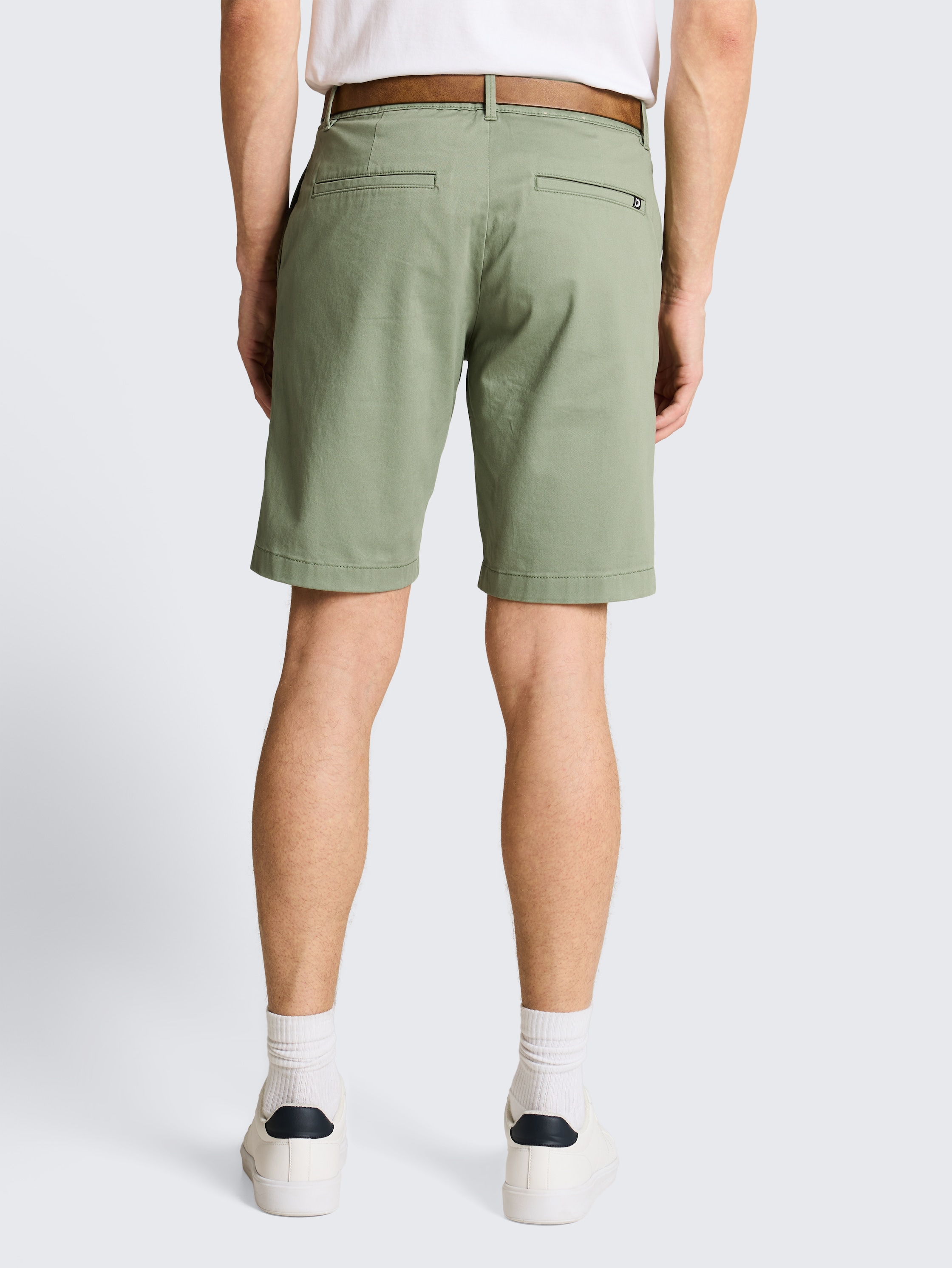 TTREGULAR chino shorts with belt - sea_spray - 
