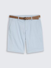 TTREGULAR chino shorts with belt - smart light blue - Front product view