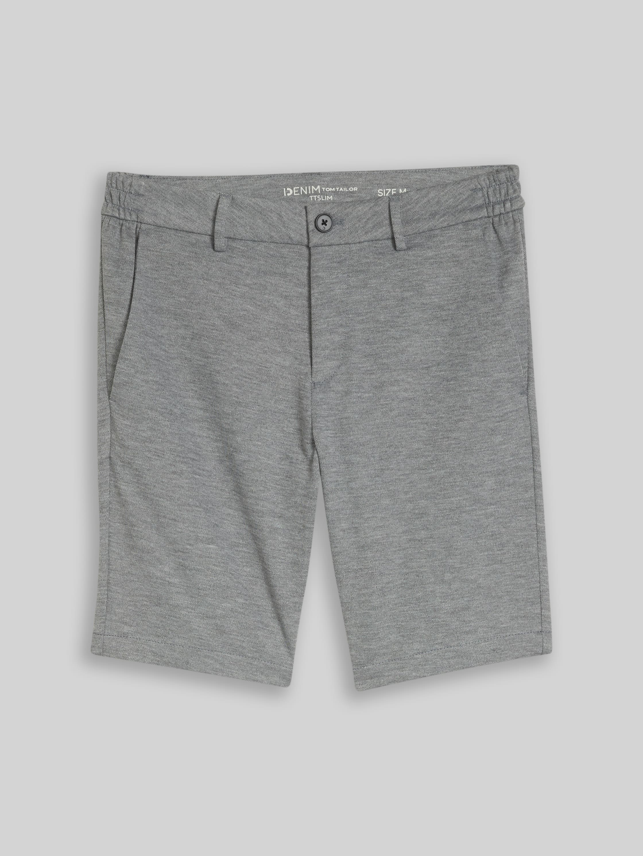 Grey melange pique
