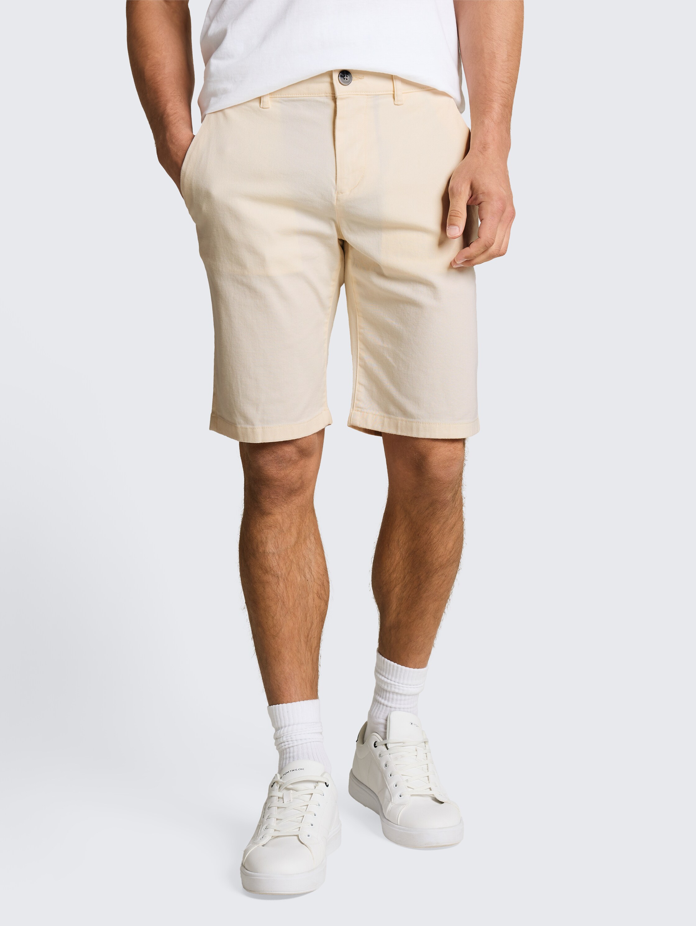 TTSLIM chino-short - gardenia_white - 