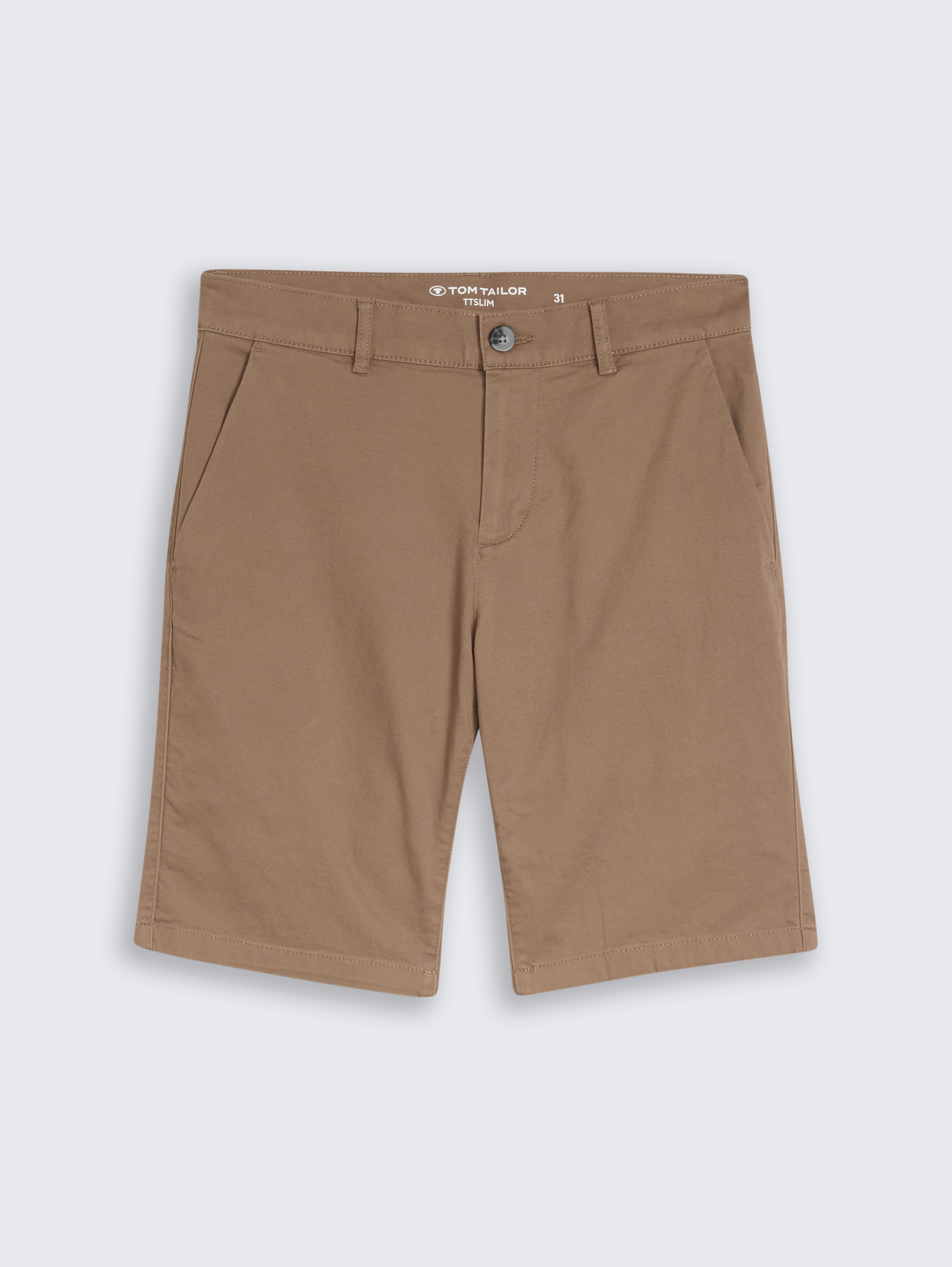 TTSLIM Chino Shorts von Men, Caribou Beige