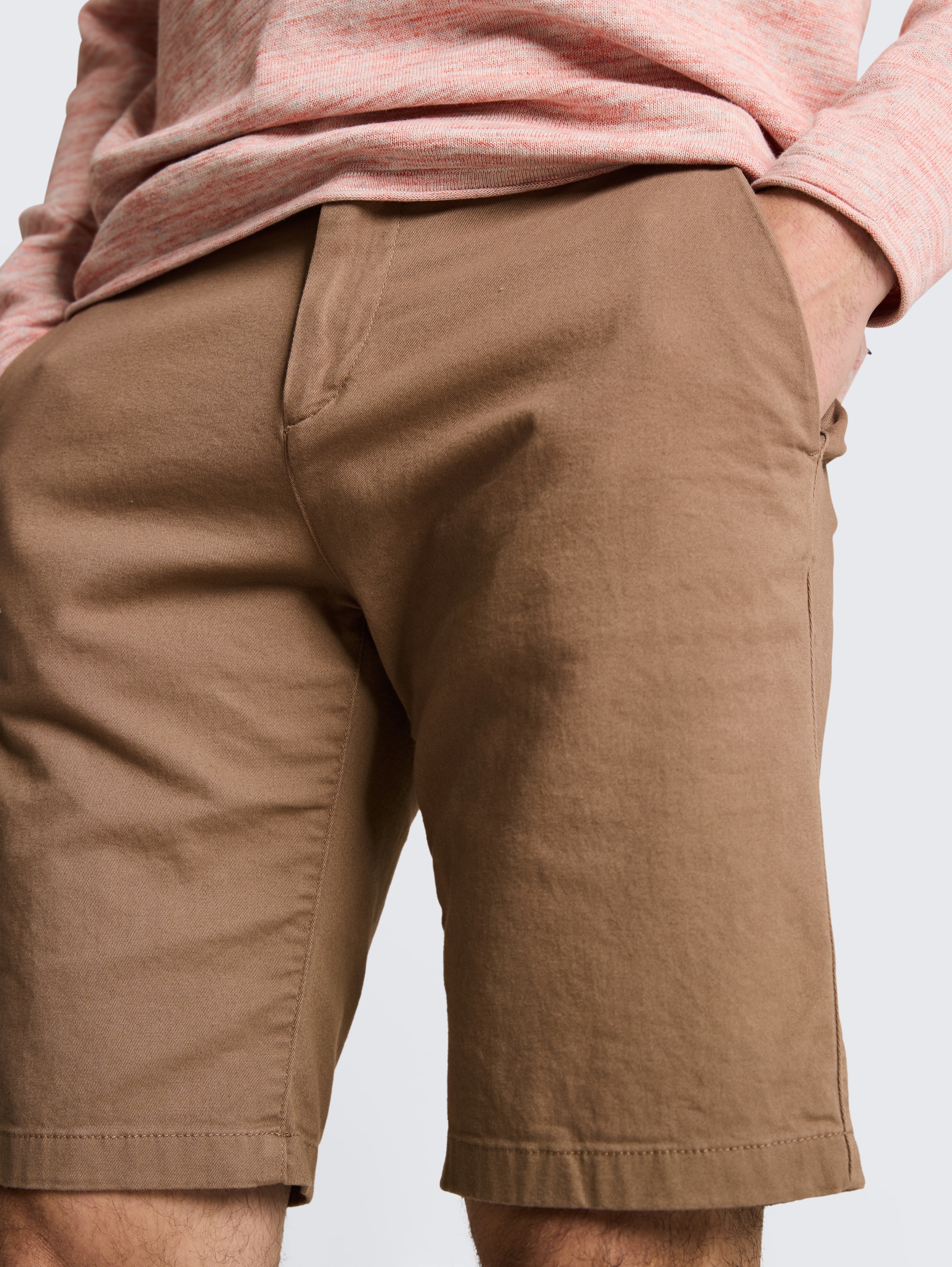 TTSLIM chino-short - caribou_beige - 