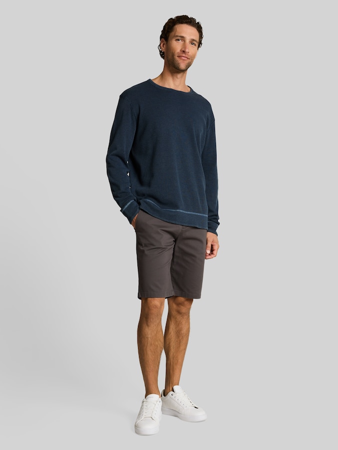 TTSLIM Chino Shorts von Men, Tarmac Grey