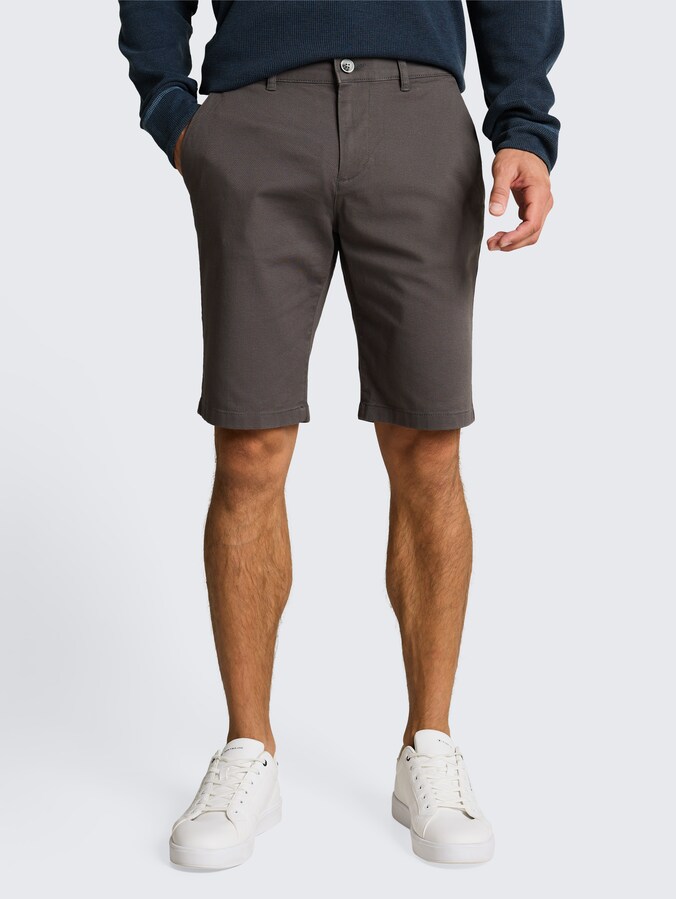 TTSLIM Chino Shorts von Men, Tarmac Grey