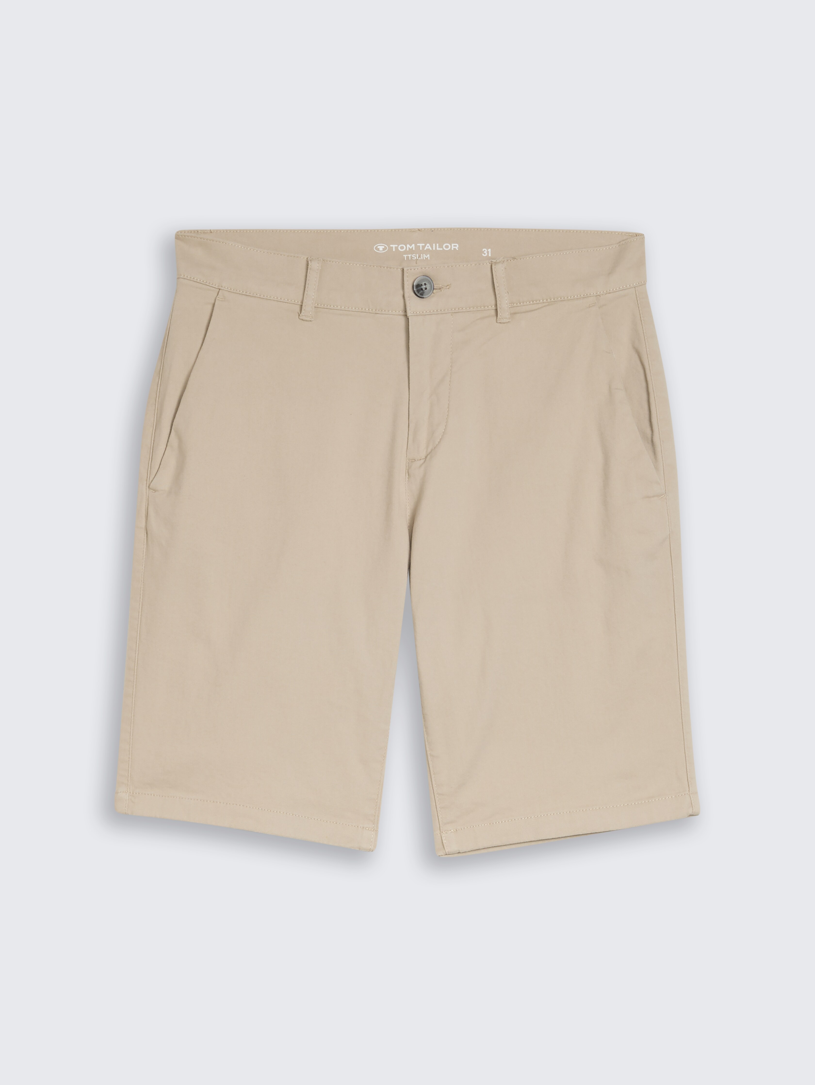TTSLIM Chino Shorts von Men, Cashew Beige