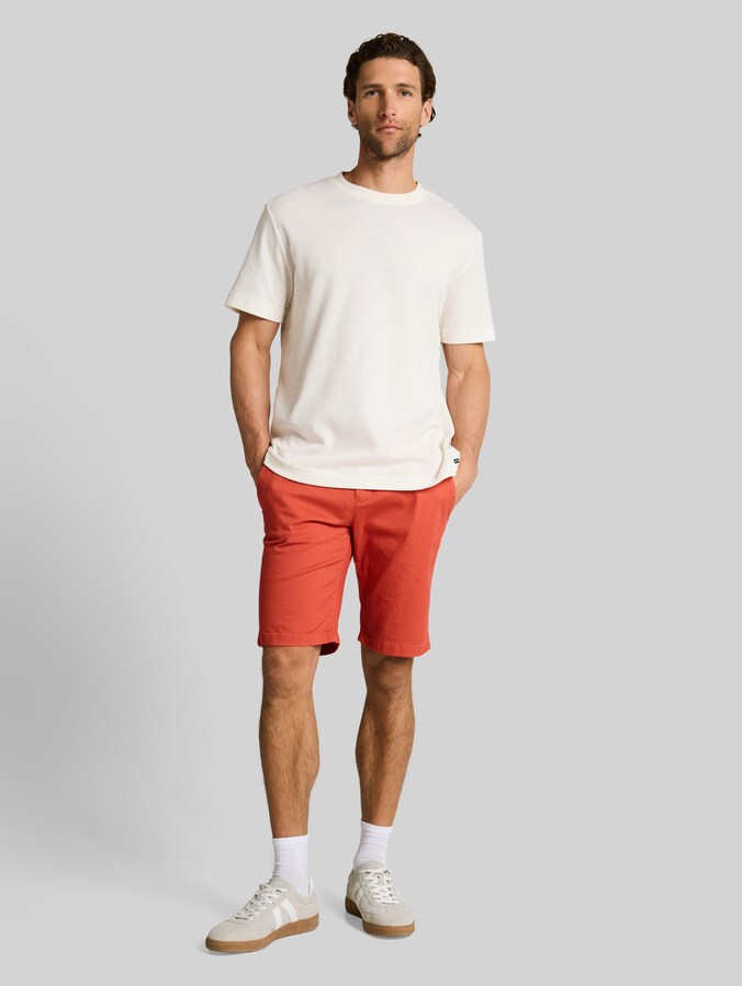 TTSLIM Chino Shorts von Men, Chili Orange