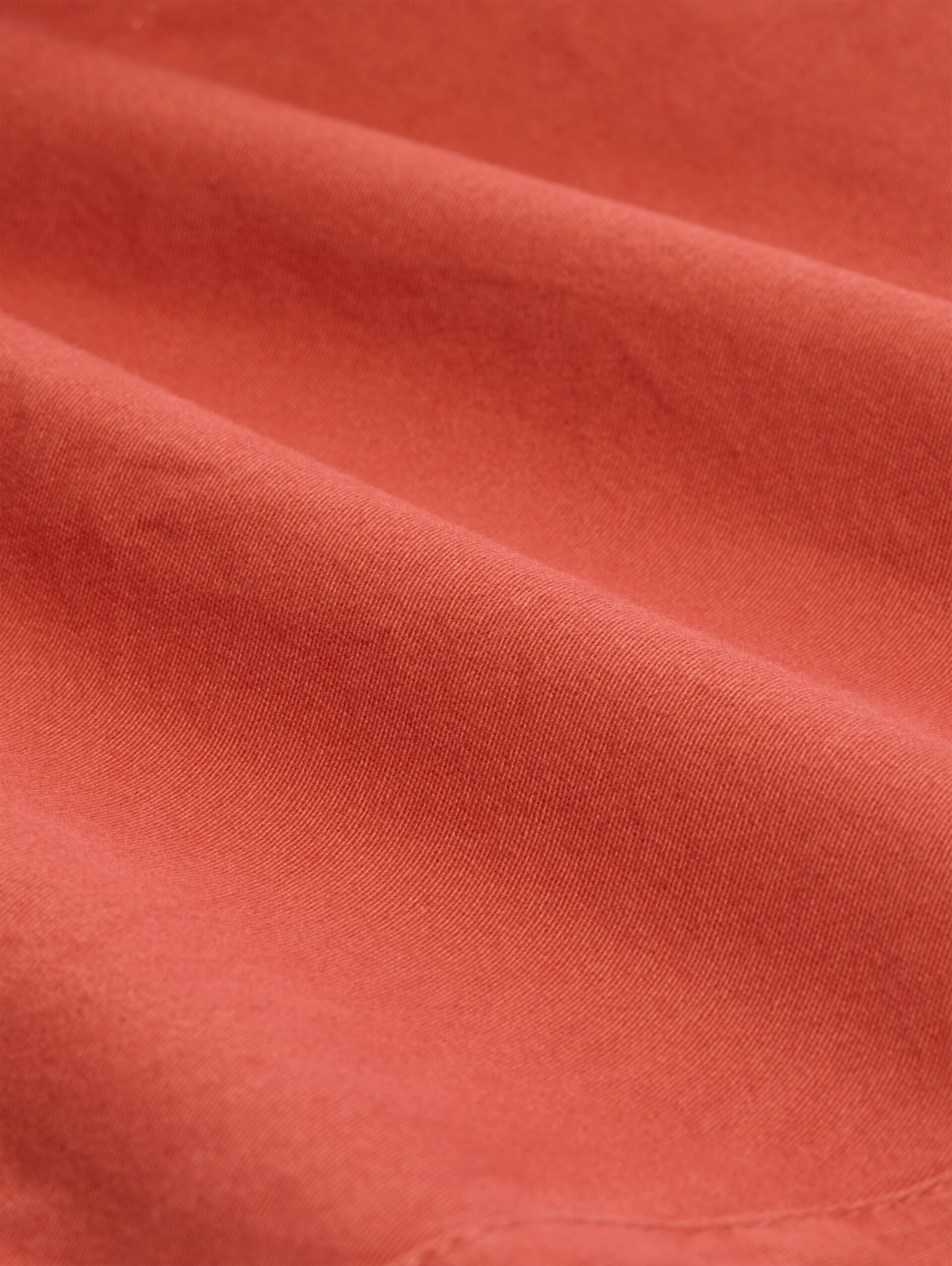 TTSLIM chino-short - Chili Orange - Materiaalweergave