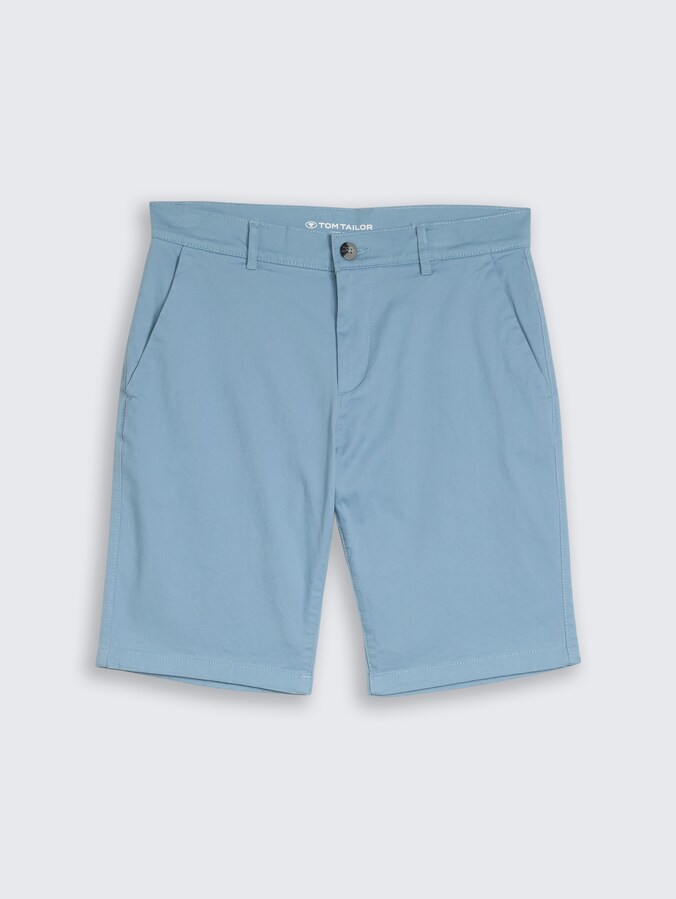 TTSLIM Chino Shorts von Men, mountain spring blue